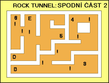 Mapa Rock Tunnelu 2